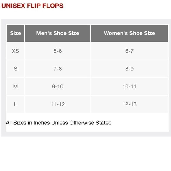 3for$20 NWT unisex shower flip flops select your size see chart black - Picture 2 of 4